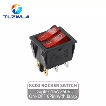Переключатель KCD6 16A 250V TLZWLA