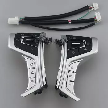 Переключатель круиз-контроля на руле, мультимедийная аудиокнопка для Mitsubishi PAJERO SPORT 2015-2022 Outlander Delica L200