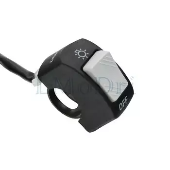 Переключатель LMoDri на руль мотоцикла, с регулируемым креплением, 12 В постоянного тока, подходит для противотуманных светильник р U5 U7