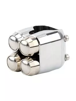 Переключатель на руль мотоцикла, 25 мм, для Harley, Honda, Yamaha, Suzuki, Cafe, Racer, Chopper, велосипеда, сигнал поворота, управление