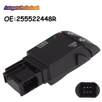 Переключатель на руль с радиоуправлением для Renault Clio MK4 2016-2019 255522448R, автомобильные аксессуары