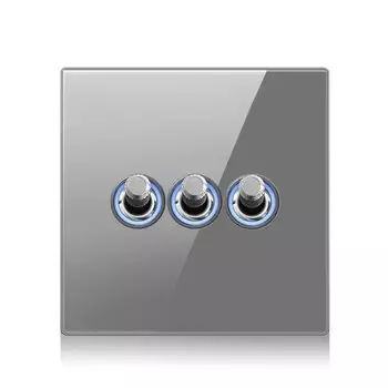 Переключатель настенный YINKA из закаленного стекла 1-4 клавиши