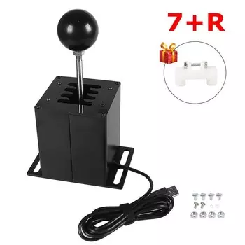 Переключатель Переключения Передач USB H Для ПК Для Logitech G29/G25/G27/G920 Thrustmaster T300RS/GT ETS2 Simracing — Черный ...