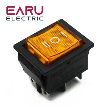 Переключатель питания EARUELECTRIC KCD4 3-позиционный красный