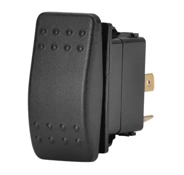 Переключатель полярности двигателя постоянного тока, моментальный (вкл.) ВЫКЛ. (вкл.) 3-позиционный, DPDT, 12 В, 20 А, кулисный переключатель, водонепроницаемый для автомобилей, лодок, роботов