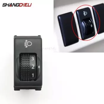 Переключатель регулировки фары автомобиля, управляемая кнопка для Nissan Teana Tiida Qashqai Sylphy X-Trail LIVINA 2006-2011, аксессуары