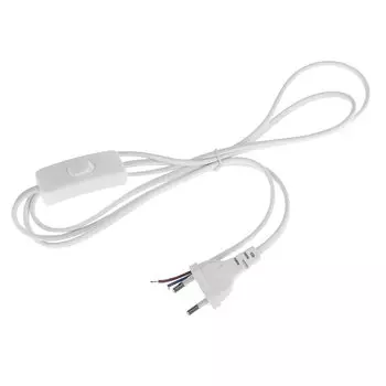 Переключатель шнура питания alloet 1.8м черный/белый