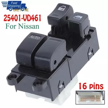 Переключатель Стеклоподъемника 25401-VD461 для Nissan SAFARI Y61 25401VD461, автомобильные аксессуары
