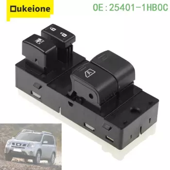 Переключатель Стеклоподъемника для NISSAN MICRA 2010-2016, кнопки регулятора стеклоподъемника 25401-1HB0C 254011HB0C