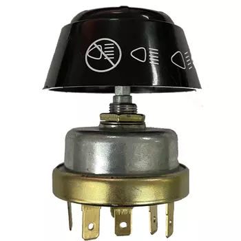 Переключатель света/рога, кнопка, металлический звуковой сигнал, кнопочный переключатель, подходит для трактора Massey Ferguson TS118 1699034 m91