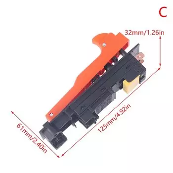 Переключатель триггера ZLinKJ для угловой шлифовальной машины 180/230