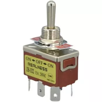 Переключатель Uniteelec REALNESS R-1322 3 положения 15А 250В