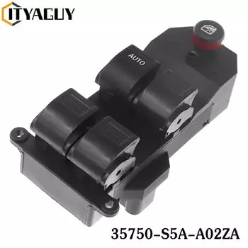 Переключатель управления стеклоподъемником для Honda Civic 2001-2005, 35750-S5A-A02ZA, 35750S5AA02ZA, 35750S5A, A02ZA