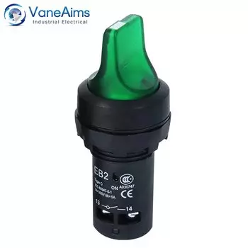 Переключатель VaneAims 22 мм 2/3 положений LED пластик