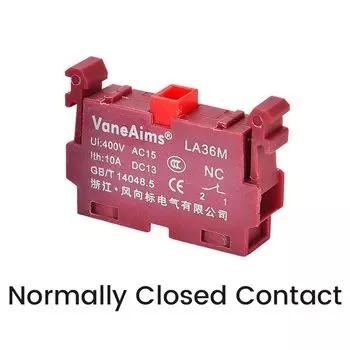 Переключатель VaneAims LA36M 22мм 1NO2NO