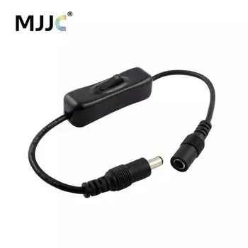 Переключатель ВКЛ/ВЫКЛ MJJC пластиковый 5,5x2,1 мм