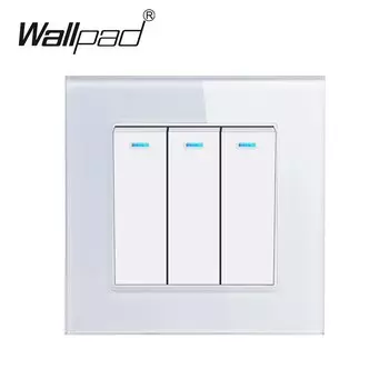 Переключатель Wallpad стеклянный 16А 250В