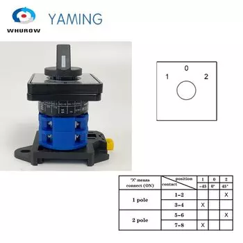Переключатель Whurow 20А DIN-рейка
