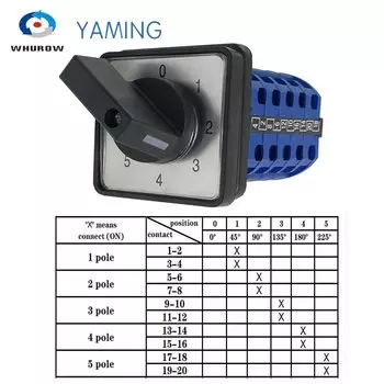 Переключатель Whurow LW26-20/5
