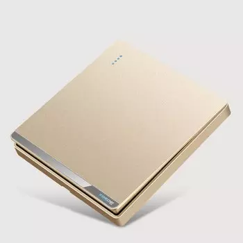 Переключатель YEEKPORT LS01, шампань, пластик, 250В