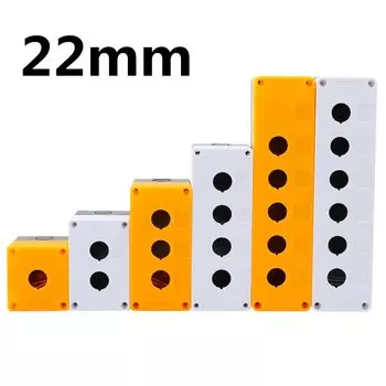 Переключатель ZHRIVOER 22 мм белый/черный/желтый