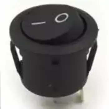 Переключатели для лодки ETERNALFAR, круглые, черные, белые, красные, 2Pin, 3А, 250В