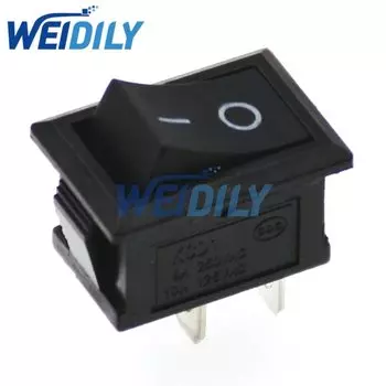 Переключатели KCD1-101 черные 10 шт