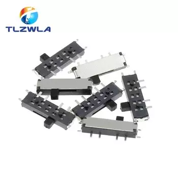 10 шт. MSK-12C03-07 8-контактный тумблер Micro SMD, переключатель включения-выключения 1P2T