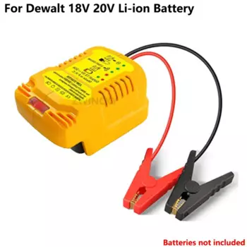 Перемычка для Makita/Dewalt/Milwaukee, 18 В, литий-ионный аккумулятор, автомобильное зарядное устройство, 11AWG, пусковой автоматический усилитель кабеля