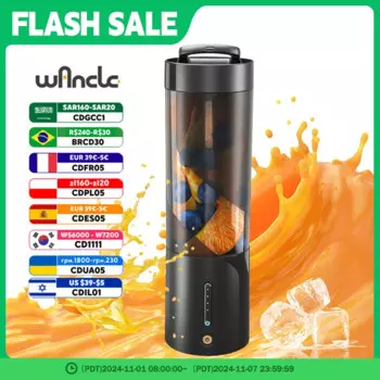 Переносной миксер для свежевыжатого сока, электрический мини-блендер для приготовления смузи и коктейлей, многофункциональная машина для изготовления сока для кухни