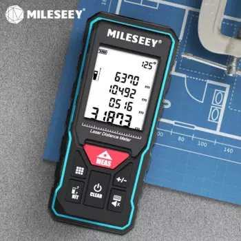 Перезаряжаемый лазерный дальномер MILESEEY X6, 40 м, 60 м, 80 м, 100 м, лазерная рулетка, мерные инструменты