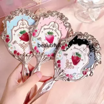 Периферийное зеркало для макияжа серии Flower Know Strawberry Rococo