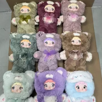 Периферийные устройства персонажа Nommi, новая 400% большая кукла серии Goodnight Bear, плюшевая глухая коробка, кавайная кукла, детский подарок на день рождения