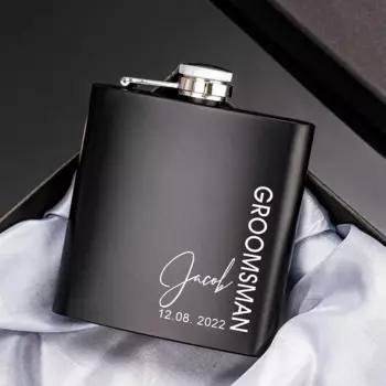 Фляга из нержавеющей стали I MISS FLY 6 унций