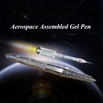 Персонализированная гелевая ручка DAMI Aerospace Wenchuang «сделай сам», 1,0 мм, черная, креативная, высокотехнологичная металлическая механическая ручка для сборки, офисная ручка для письма