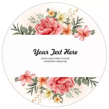 Персонализированная наклейка для праздника, бумага