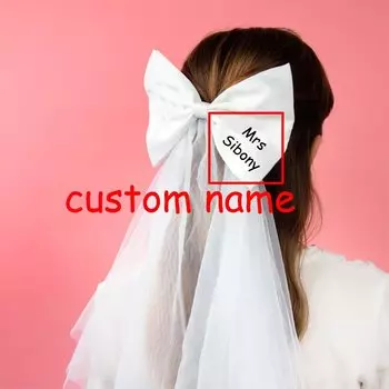 Персонализированная свадебная фата HGDTFF