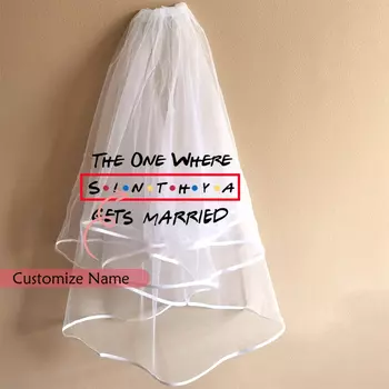 Персонализированная вуаль "Будущая Миссис" HGDTFF