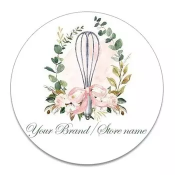 Персонализированные наклейки для выпечки