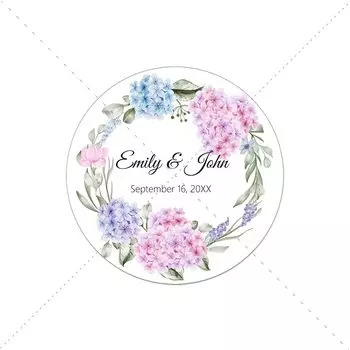 Персонализированные свадебные наклейки WDINPATY