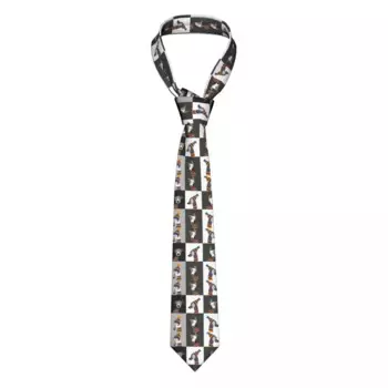 Персонализированный Забавный мультяшный галстук-бабочка для мужчин, Модный Шелковый Свадебный галстук