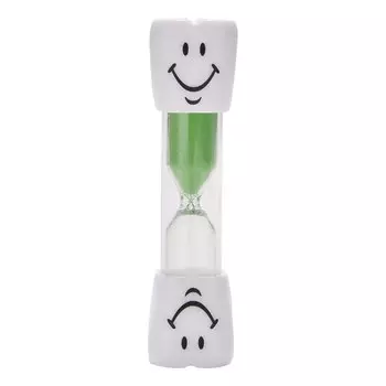 Песочные часы улыбающееся лицо синие