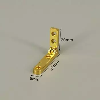 Петли для шкатулок KUNGSPHAN, 4 шт., цинковый сплав