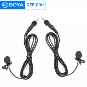 Петличный микрофон BOYA с петличным отворотом для детской модели-Беспроводная микрофонная система WFM12 и беспроводной микрофон sennhсбор
