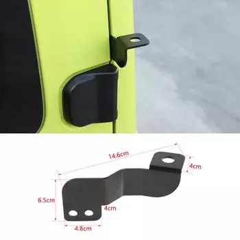 Петля для задней двери Запасной Держатель для антенны в шине для Suzuki Jimny 2019 2020 2021 2022 2023 аксессуары для внешней части автомобиля металлические черные