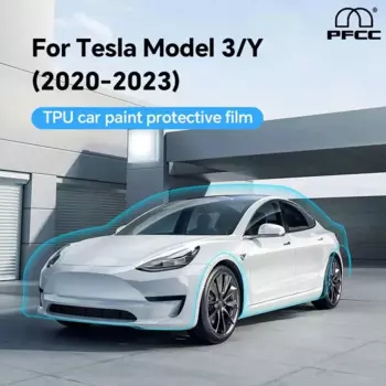 PFCC для Tesla Model Y 3 2020-2023 Защитная пленка для краски прозрачный бюстгальтер PPF Защита от царапин наклейка для кузова автомобиля пленка мил