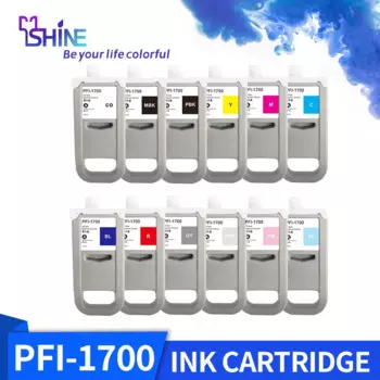 PFI-1700 высококачественный цветной Совместимый струйный картридж для принтера Canon Pro 4000 2000 6000