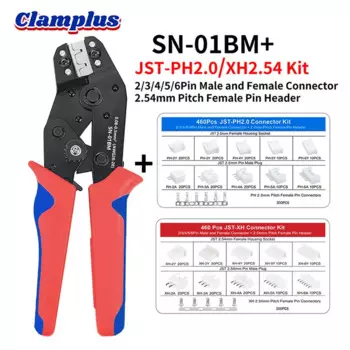 Плоскогубцы CLAMPLUS для опрессовки PH2.0 XH2.54 SN-01BM