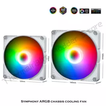 Phanteks PC 3 шт. 120 мм, ШИМ, тихий охлаждающий штатив, комплект 5 В, 3 контакта, ARGB, AURA вентиляторы RGB, ЦПУ, охладитель, белый радиатор для шкафа «сделай сам»