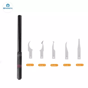 Бриллиантовый нож для удаления клея, профессиональные инструменты для удаления клея на кромке для разборки материнской платы мобильного телефона